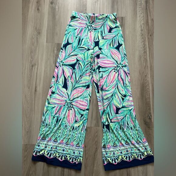 Lilly Pulitzer Pants - Lilly Pulitzer Small Blue Beachy Pants